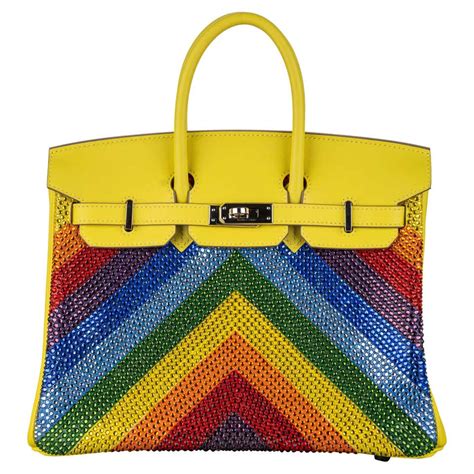 hermes rainbow birkin|hermes birkins jewellery.